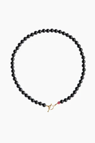 Cherie Bon Bon Necklace - Noir - Stine A — produktfoto