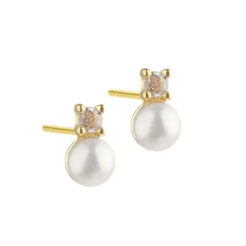 DARLING BUBBELS EARSTUD | GOLDEN — produktfoto