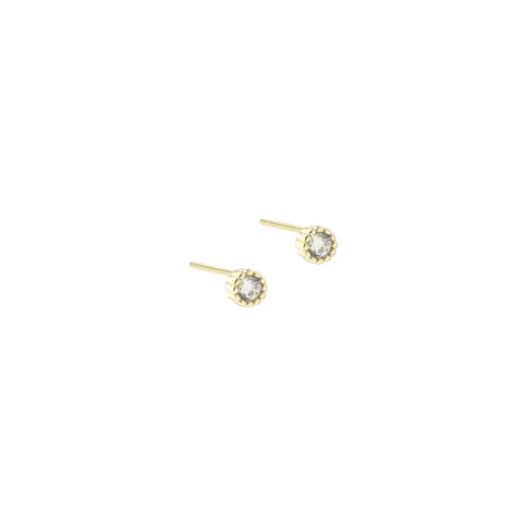 LUMI SMALL EARSTUD | GOLDEN — produktfoto