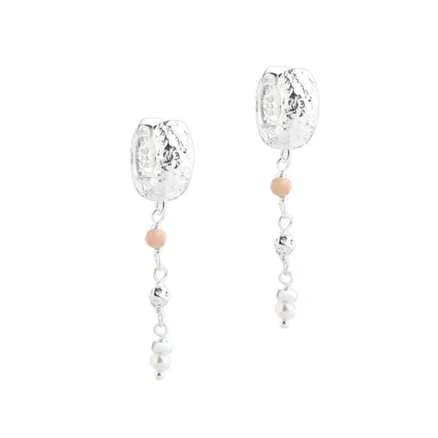 LOVE ME HOOP ROSE | SILVER — produktfoto