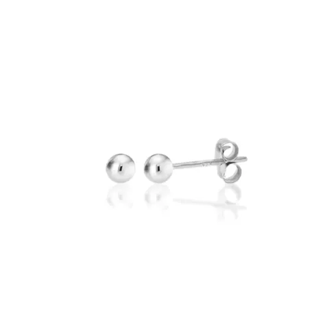SHINY BALL EARSTUD | SILVER — produktfoto