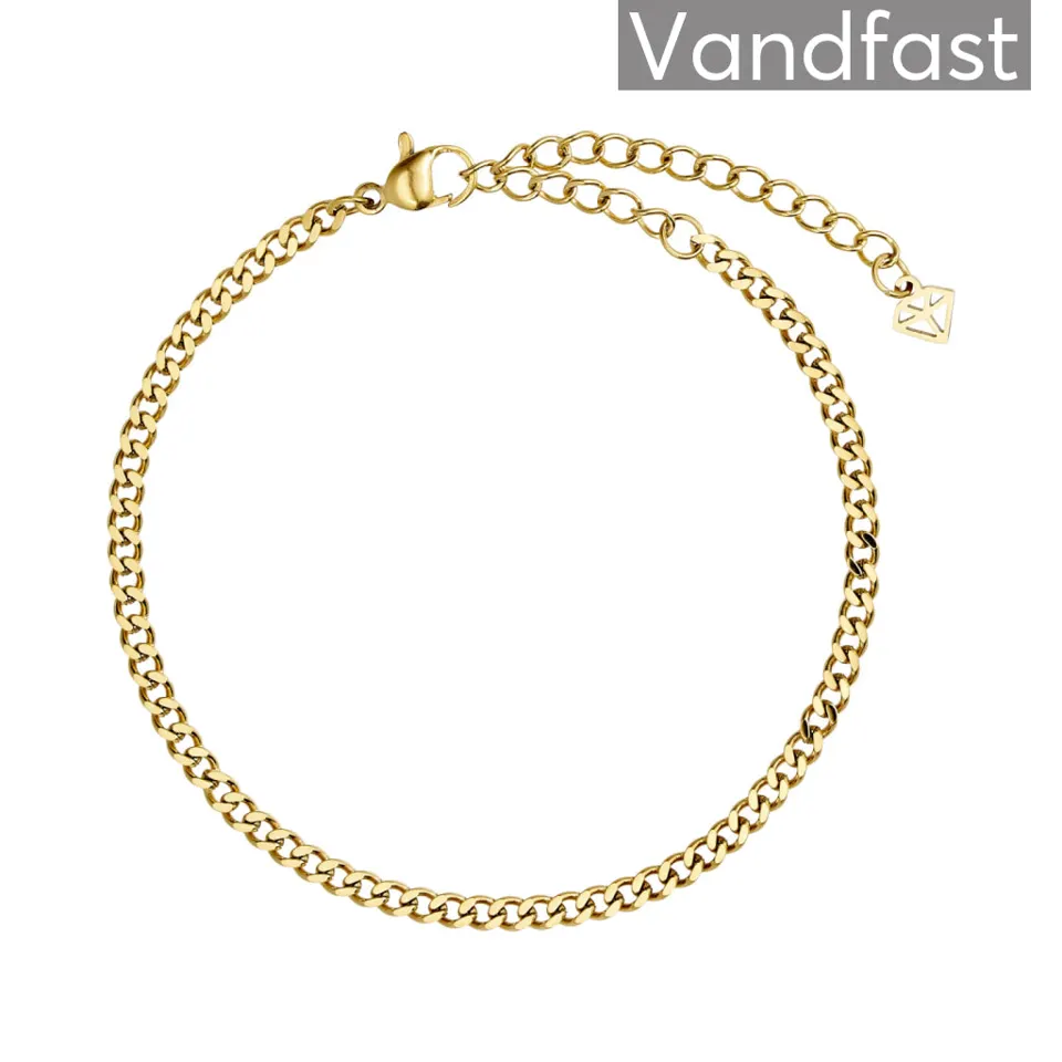 ANNEBRAUNER Panzer Armbånd 18K Guldbelagt - 3 mm — produktfoto