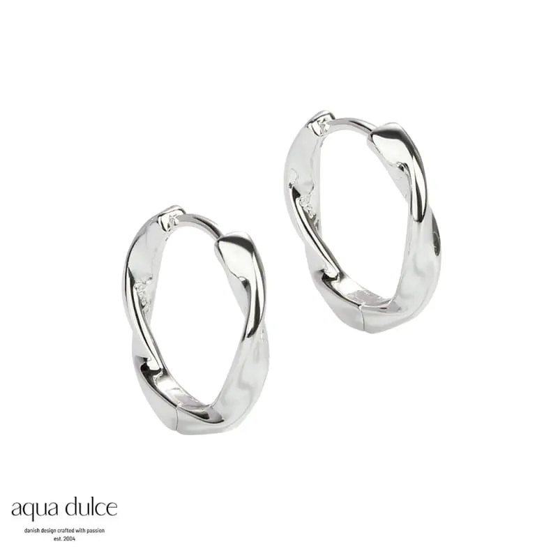 *TWIRL HOOP BIG | SILVER — produktfoto
