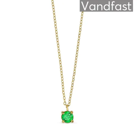 ANNEBRAUNER Princess Halskæde Green 18K Guldbelagt — produktfoto