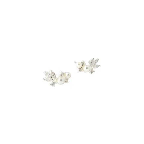 LUMI PEARL EARSTUD | SILVER — produktfoto