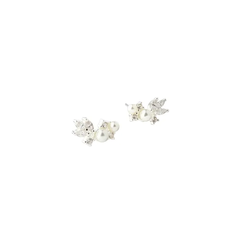 LUMI PEARL EARSTUD | SILVER — produktfoto