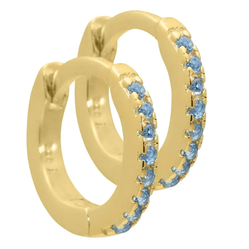 *RANVA SKY SMALL HOOP | GOLDEN — produktfoto