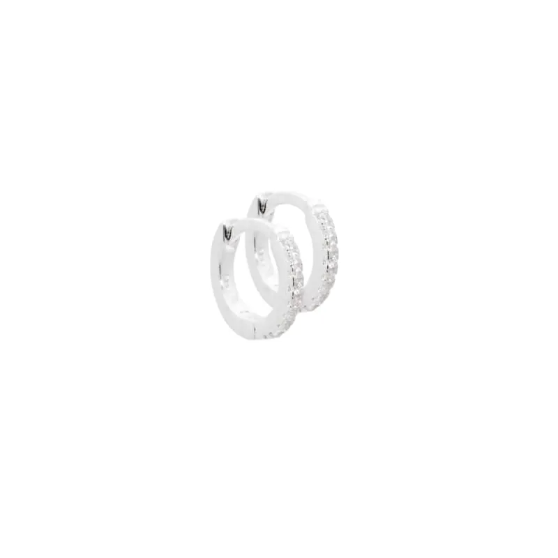 RAYA HOOP 10 MM. | SILVER — produktfoto