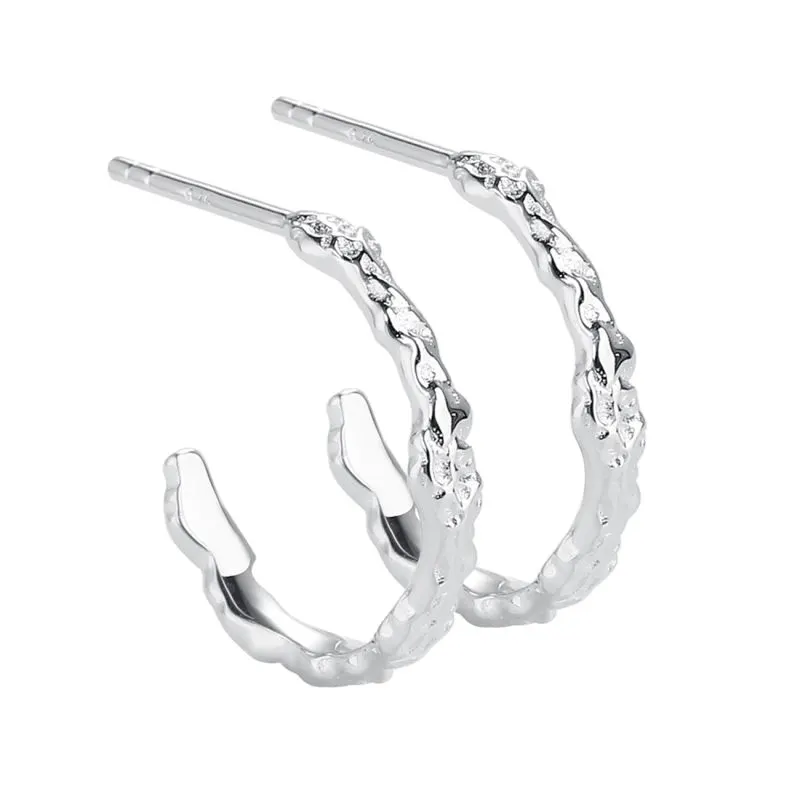 *MILA HOOP 15 MM | SILVER — produktfoto