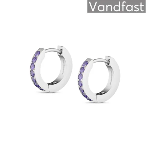 ANNEBRAUNER Creole Line Violet Øreringe — produktfoto