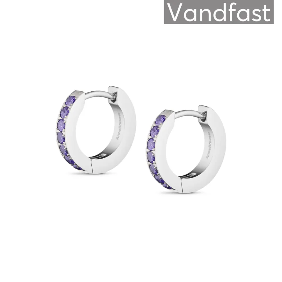 ANNEBRAUNER Creole Line Violet Øreringe — produktfoto