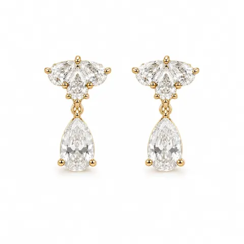 CLAIRE SHINY EARSTUD | BAY — produktfoto
