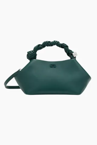 Ganni Bou Bag Small C2100036 - Dark Green - GANNI — produktfoto