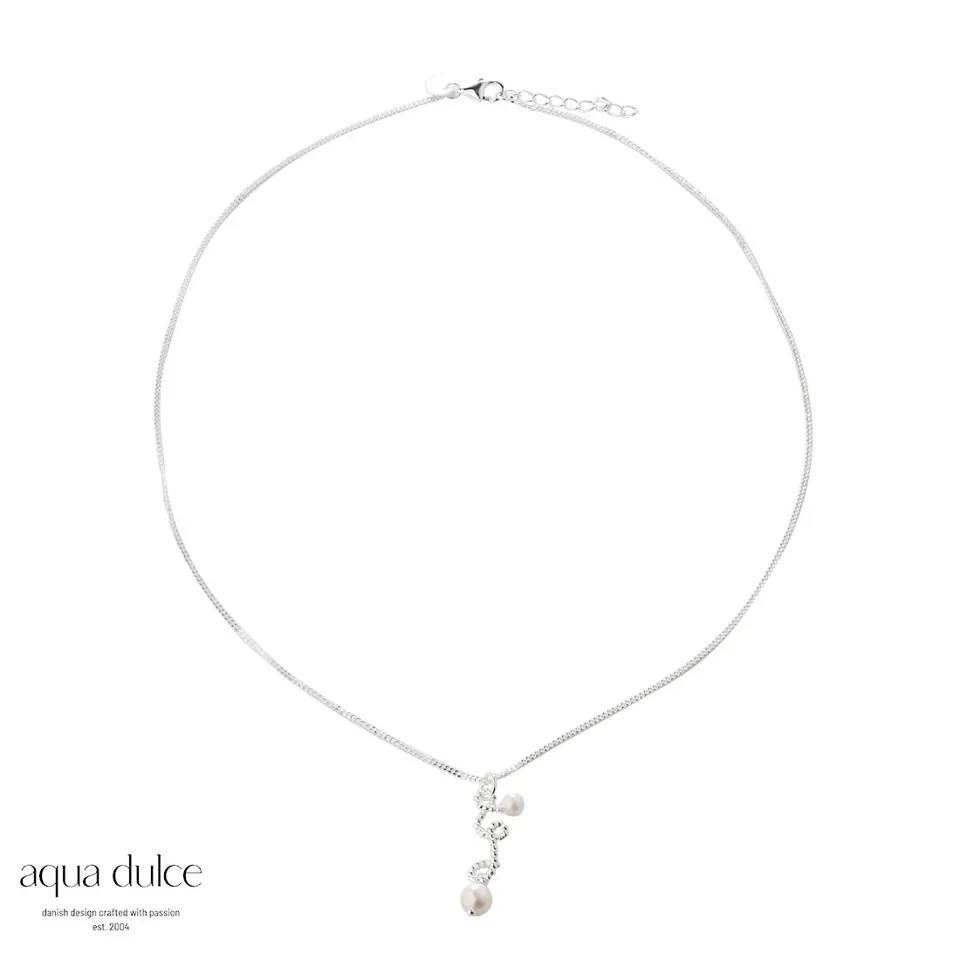 *SWIRL LOVE NECKLACE | SILVER — produktfoto