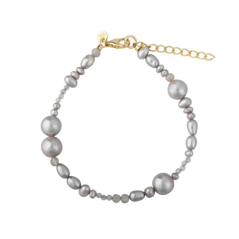 WHISPER PEARL BRACELET | GOLDEN — produktfoto