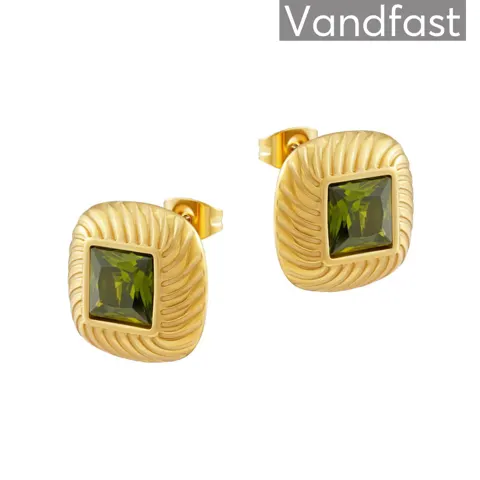 ANNEBRAUNER Milano Peridot Øreringe 18K Guldbelagt — produktfoto