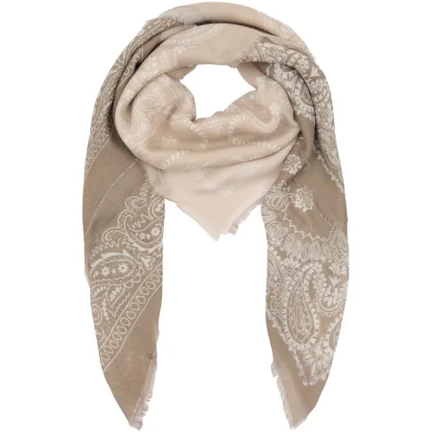 Marta du Chateau dame tørklæde MdcBelle FA37263 - Beige/Taupe — produktfoto