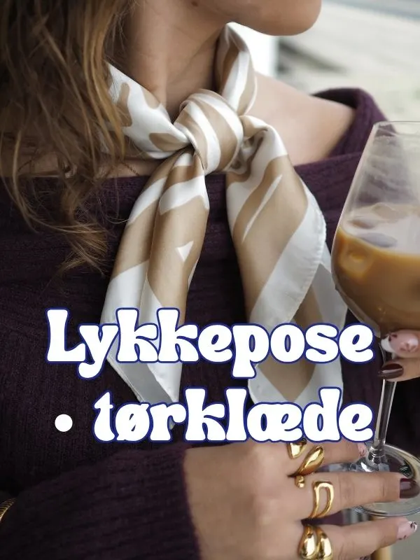 Lykkepose Tørklæde  tørklæde i hemmelig style — produktfoto
