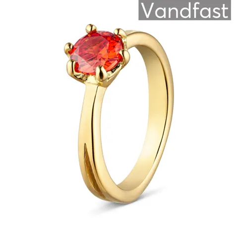ANNEBRAUNER Princess Orange Ring 18K Guldbelagt — produktfoto