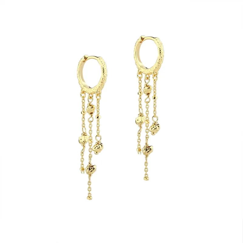 DARLING ROCK HOOP | GOLDEN — produktfoto