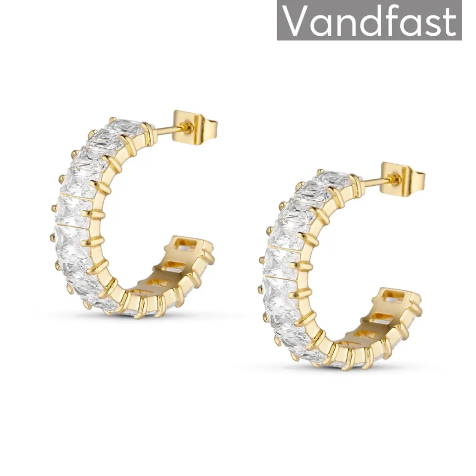 ANNEBRAUNER Empress Creoler 18K Guldbelagt — produktfoto