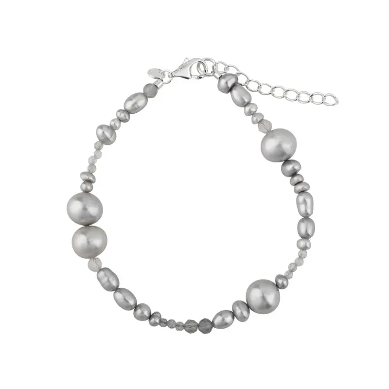WHISPER PEARL BRACELET | SILVER — produktfoto