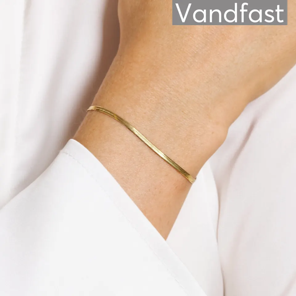 ANNEBRAUNER Snake Armbånd 18K Guldbelagt - 2 mm — produktfoto