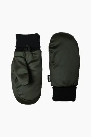 Bator Puffer Mittens W2T3 - Green - Rains — produktfoto