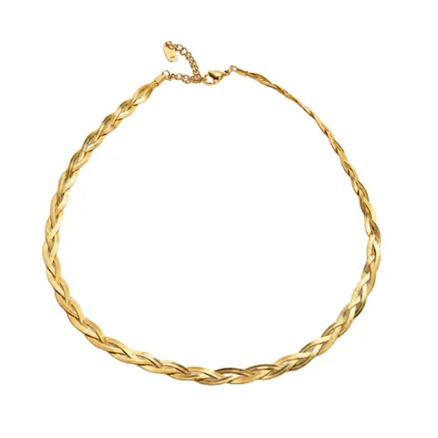 BRAIDED NECKLACE | BAY — produktfoto