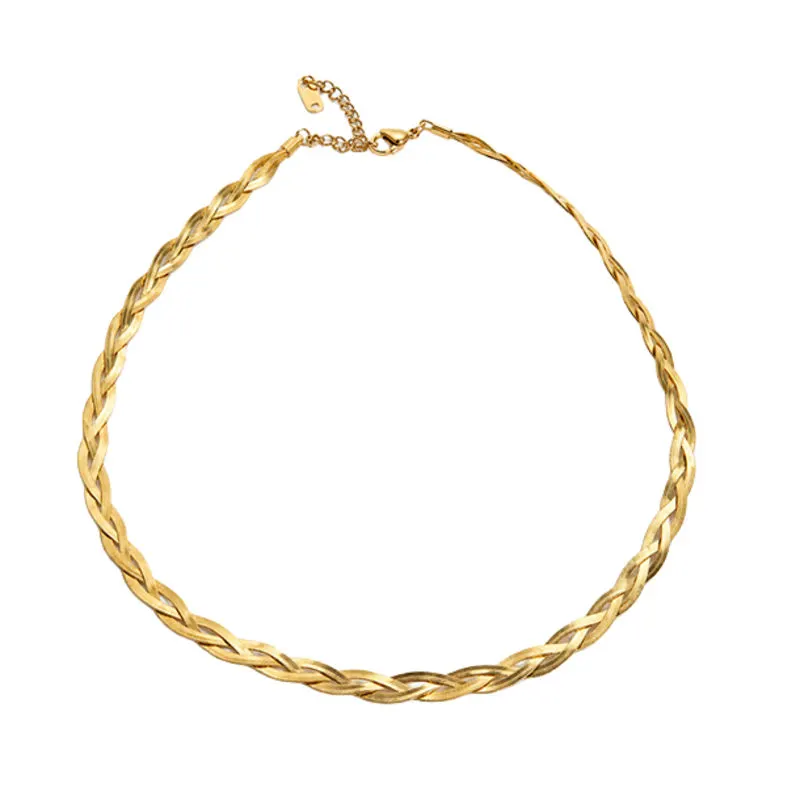 BRAIDED NECKLACE | BAY — produktfoto
