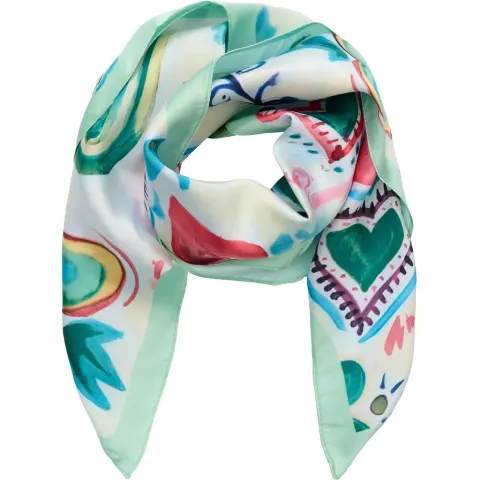 Marta du Chateau dame tørklæde MdcFinja BA-Scarf - Green3329 — produktfoto