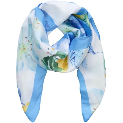 Marta du Chateau dame tørklæde MdcFinja BA-Scarf - Blue3347 — produktfoto