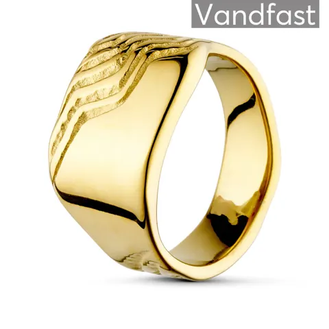 ANNEBRAUNER Ripple Ring 18K Guldbelagt — produktfoto