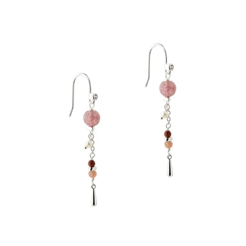 *PEACHY EARHOOK  |  SILVER — produktfoto