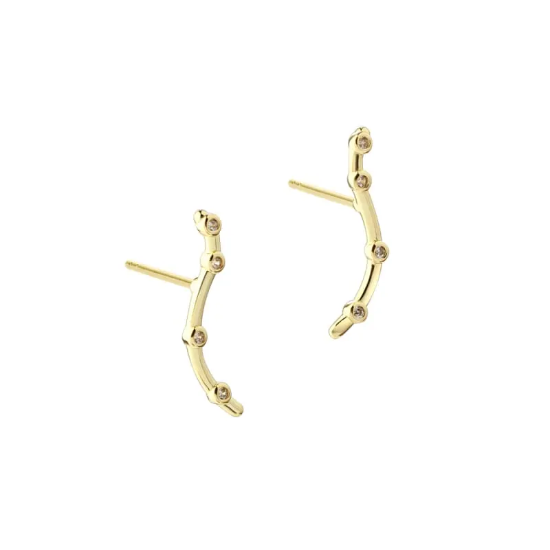 WAVY STUD |  GOLDEN — produktfoto