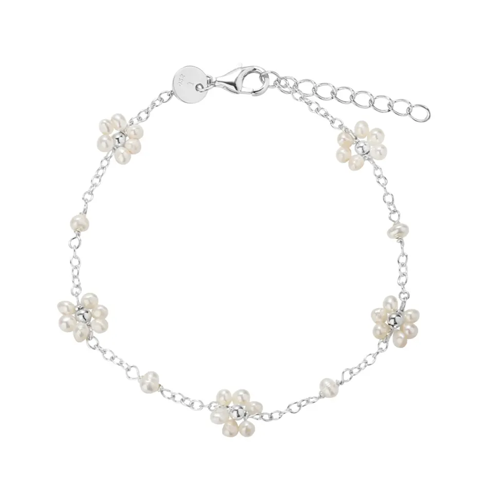*DAISY PEARL BRACELET | SILVER — produktfoto