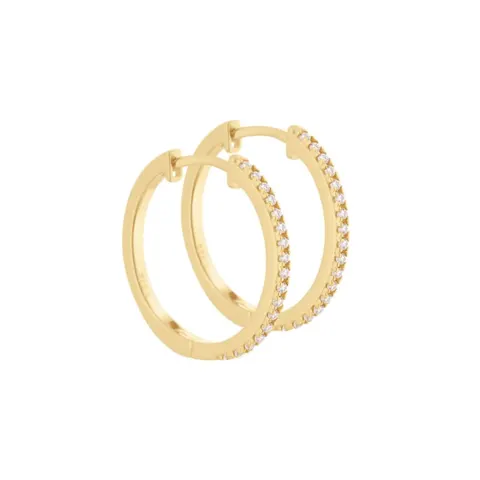 RAYA HOOP 20 MM. | GOLDEN — produktfoto