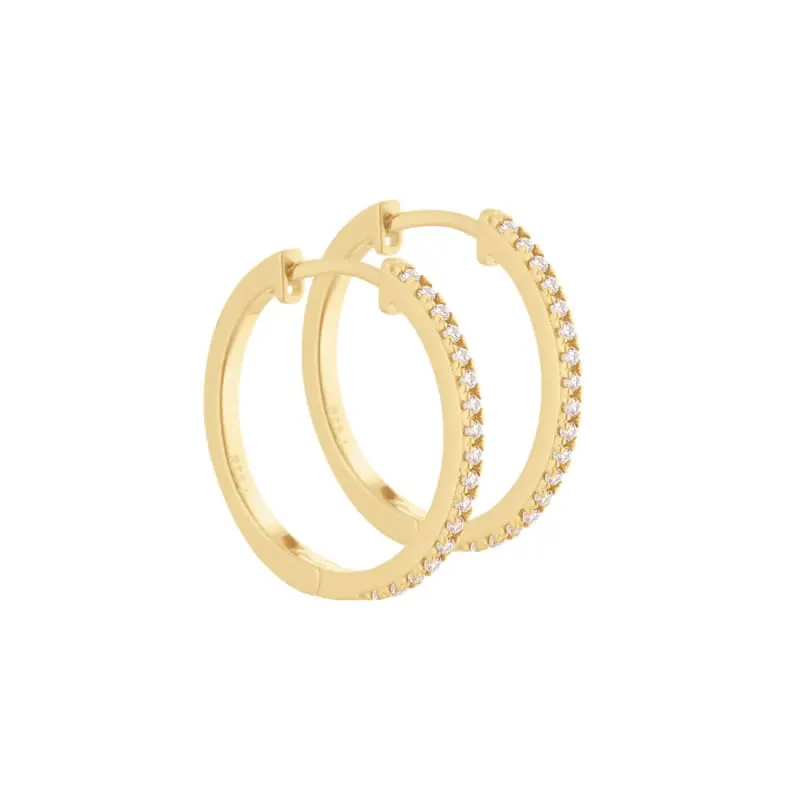 RAYA HOOP 20 MM. | GOLDEN — produktfoto