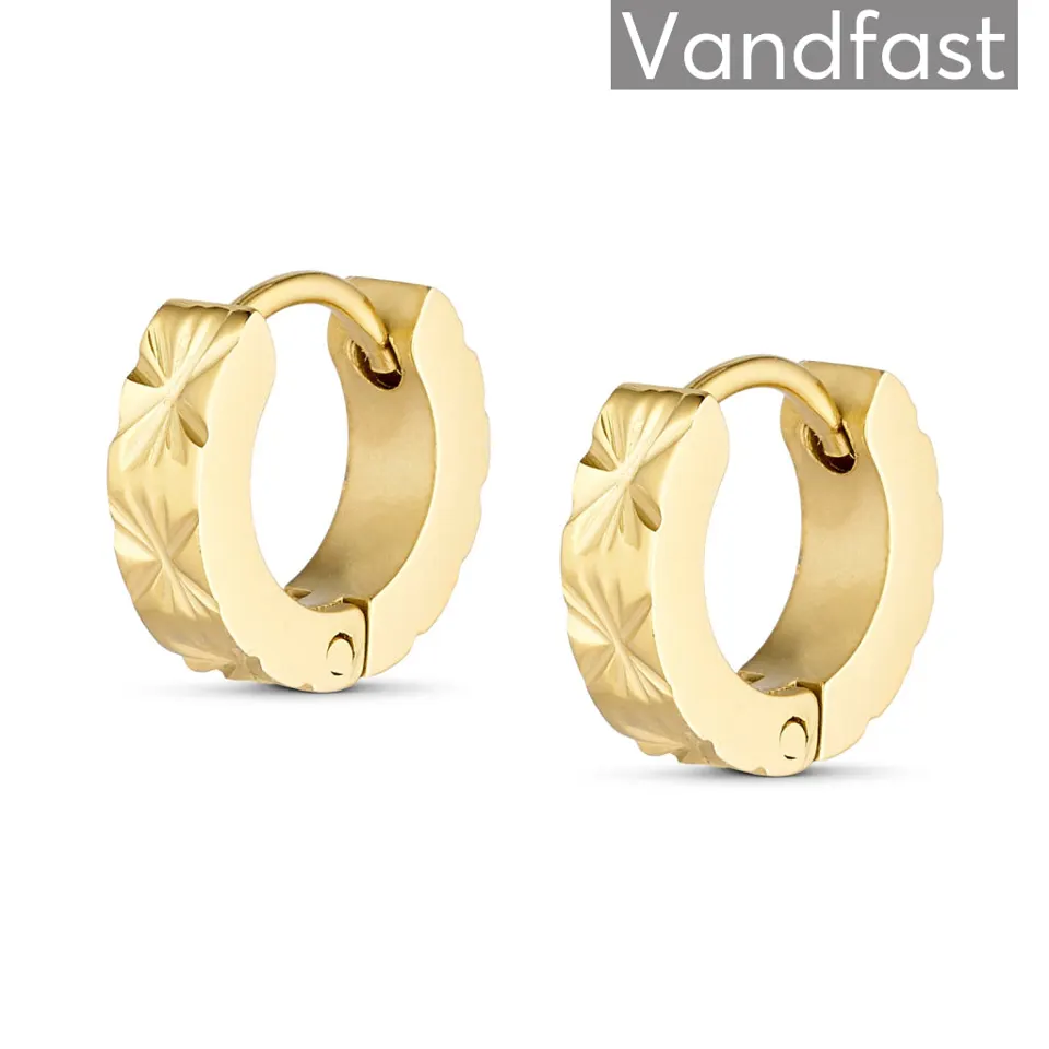 ANNEBRAUNER Sun Creoler 11 mm 18K Guldbelagt — produktfoto