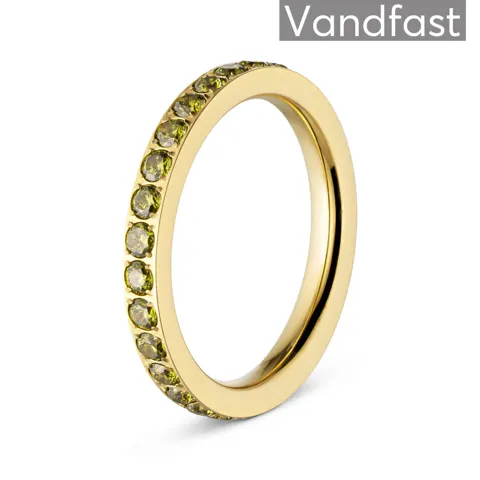 ANNEBRAUNER Alliance Peridot Ring 18K Guldbelagt — produktfoto