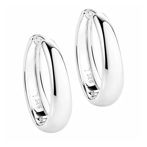 EMMA HOOP 20 MM. | SILVER — produktfoto
