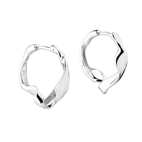 LIORA SIMPLE HOOP 22 MM. | SILVER — produktfoto