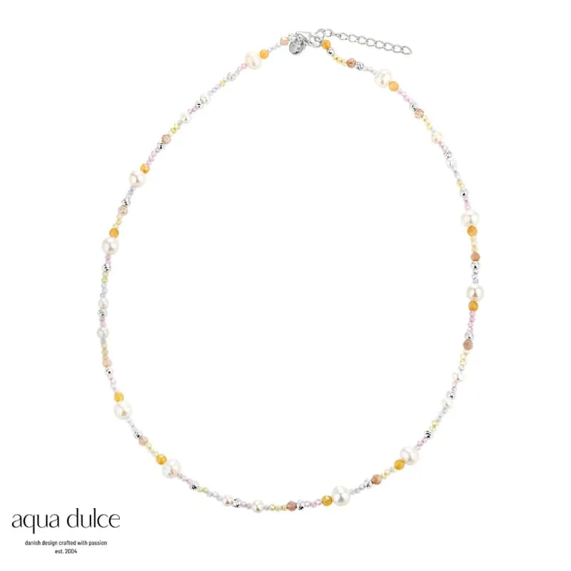 PASTEL LOVE NECKLACE | SILVER — produktfoto