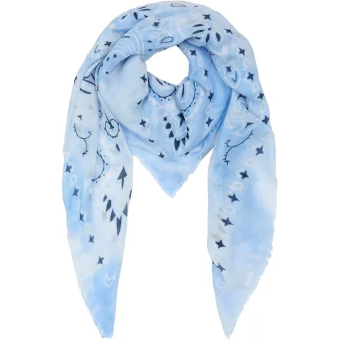 Marta du Chateau dame tørklæde MdcDanna FA37254 - Light blue — produktfoto