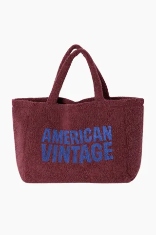 Hoktown Totebag - Burgundy Melange - American Vintage — produktfoto