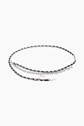 GZzinnia Chain Belt - Silver - Gestuz — produktfoto
