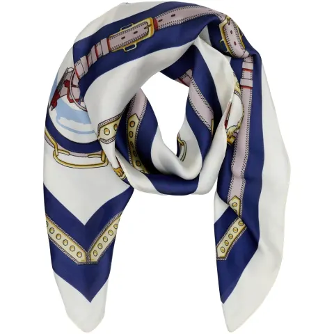 Marta du Chateau dame tørklæde MdcJuline FA-Scarf - Blue31218 — produktfoto