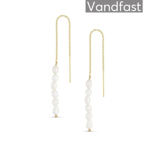 ANNEBRAUNER Ocean Pearl Øreringe 18K Guldbelagt — produktfoto