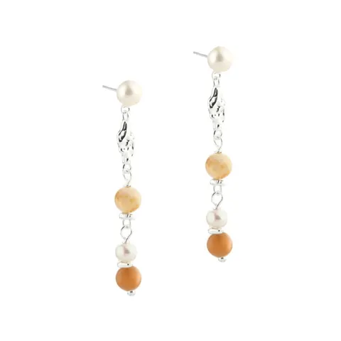 *GOLDEN SAND EARSTUD | SILVER — produktfoto