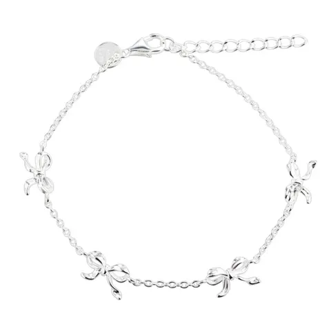 CURVE BOW BRACELET | SILVER — produktfoto